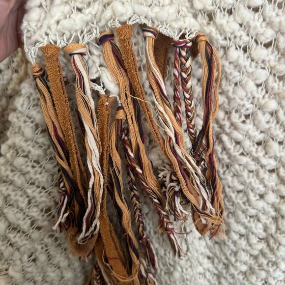 Free People Madeline popcorn knit fringe duster vest - Picture 4 of 7